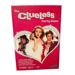 Wilder The Clueless Party Game 90s Movie Trivia Board Game Ages 17+ Pink Box